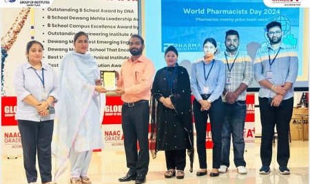 The Pharma Club of the Pharmacy Department celebrated World Pharmacists Day on 25th September 2024 in the Auditorium.