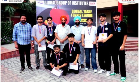 Global Group of Institutes organised a series of sporting events at its campus on 13th September 2024.